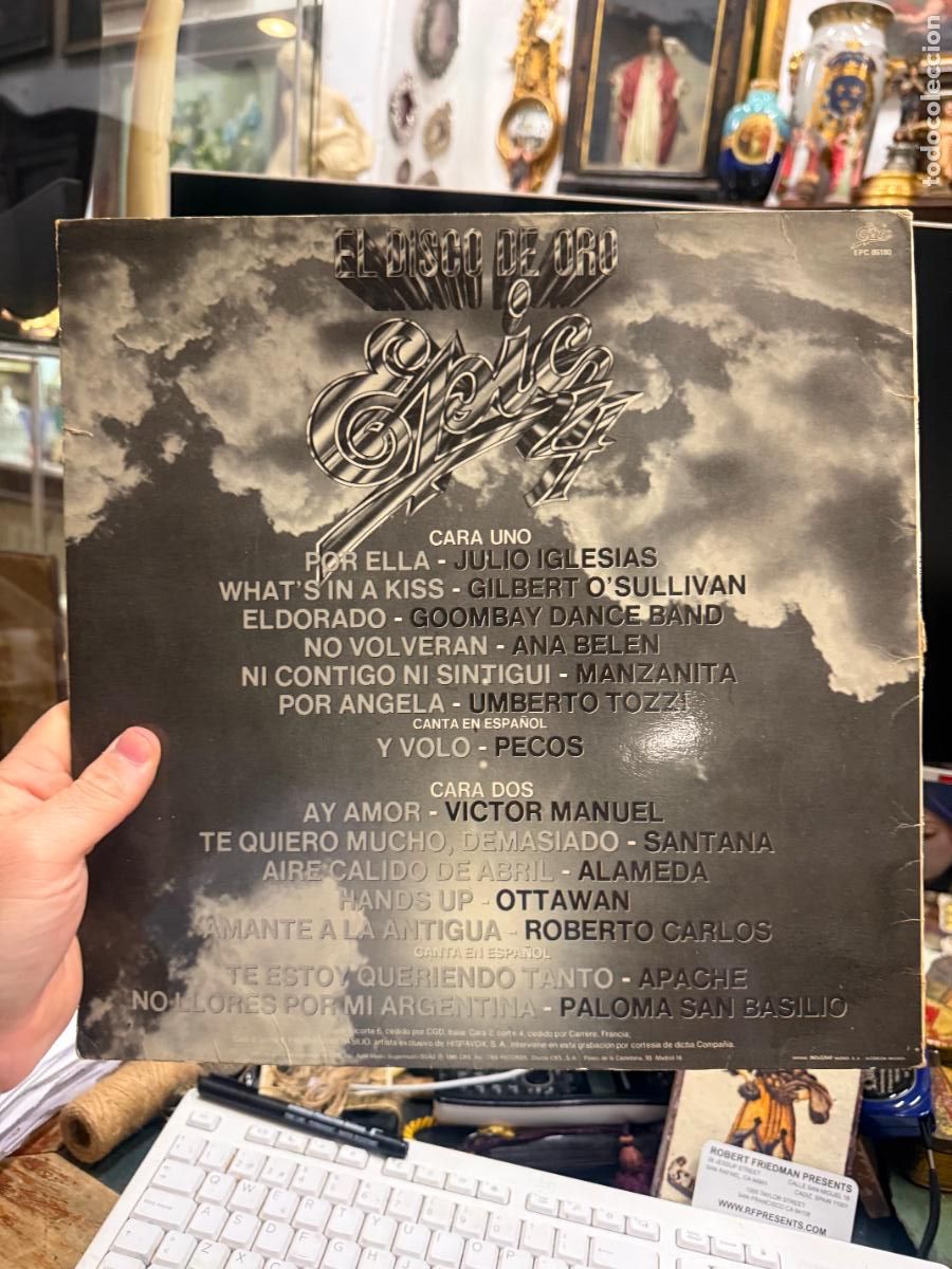 Discos de vinilo: LP EL DISCO DE ORO EPIC 4 - Foto 3