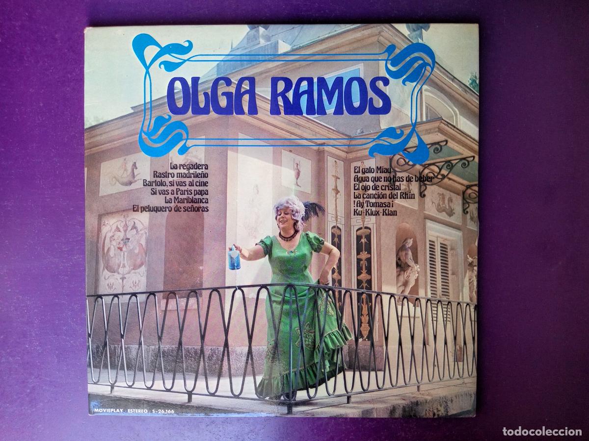 Discos de vinilo: OLGA RAMOS - LP MOVIEPLAY 1973 - CUPLES Y CHOTIS CASTIZOS - FIRMA Y DEDICATORIA POR ARTISTA