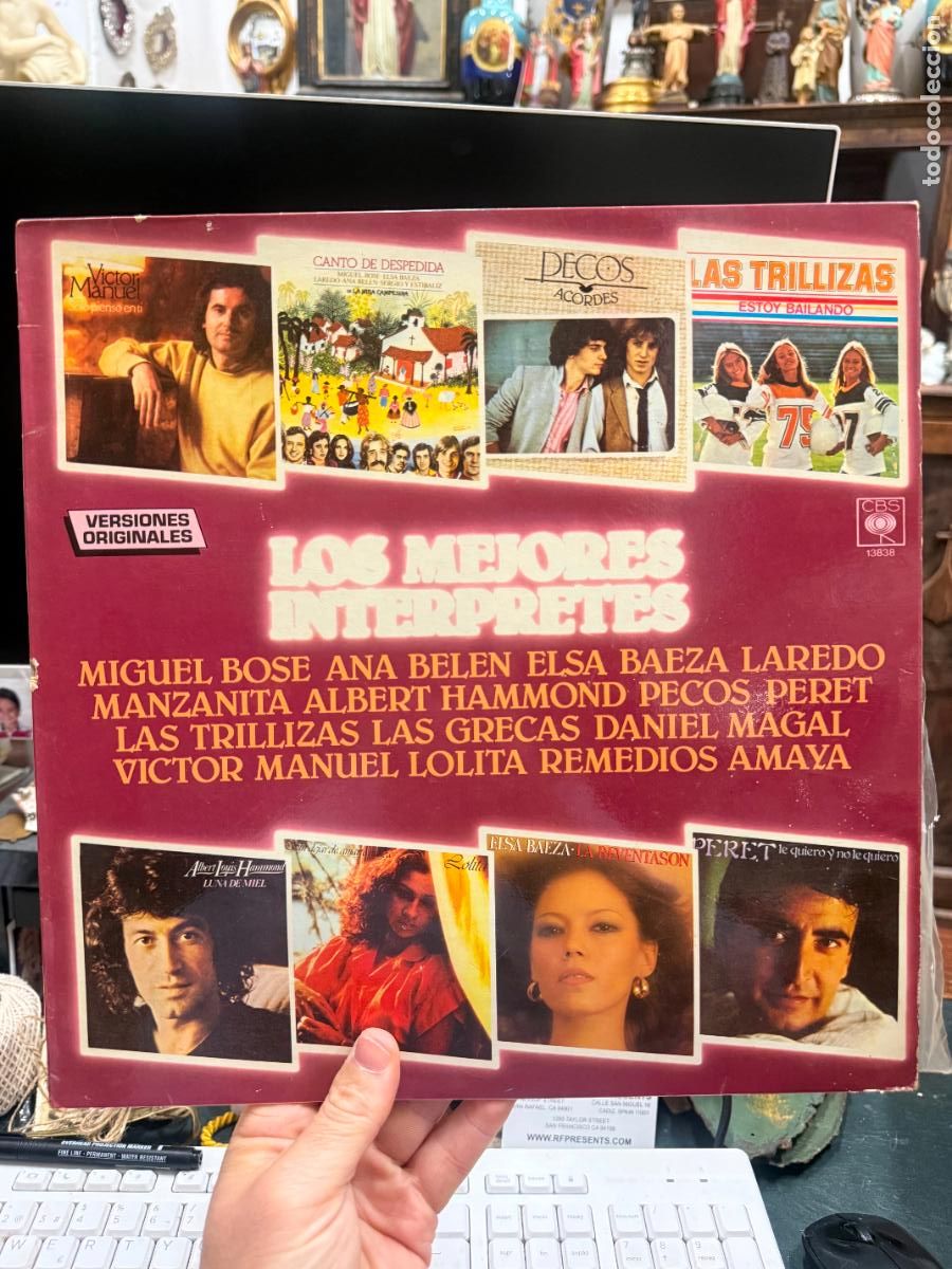 Discos de vinilo: LP LOS MEJORES INTERPRETES