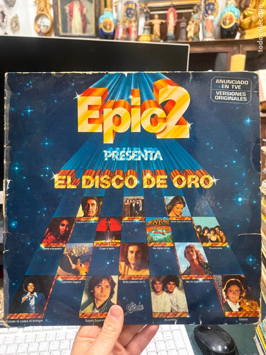 Discos de vinilo: LP EPIC 2 PRESENTA EL DISCO DE ORO