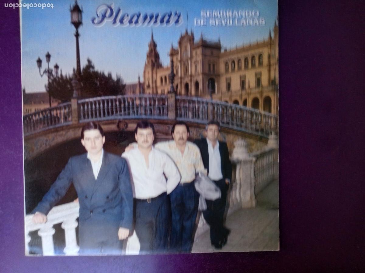 Discos de vinilo: Pleamar &ndash; SEMBRANDO DE SEVILLANAS - LP FONOMUSIC 1992 - SEVILLANAS, RUMBAS, SIN USO