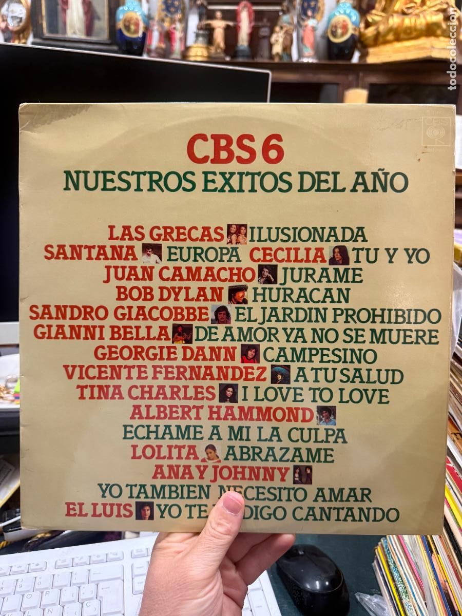 Discos de vinilo: LP CBS 6 - NUESTROS EXITOS DEL A&Ntilde;O