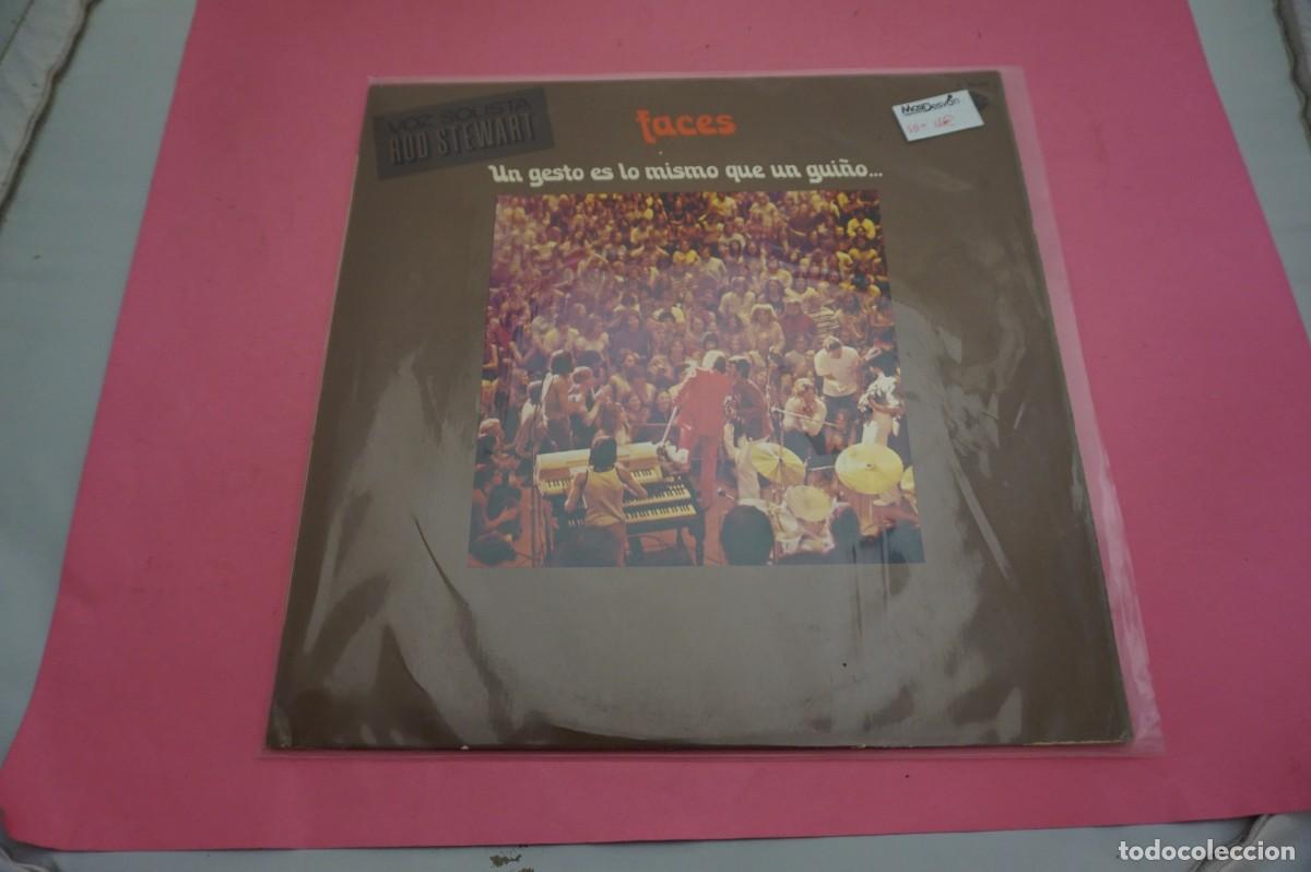 Discos de vinilo: LP/ ROD STEWART - FACES - UN GESTO ES LO MISMO QUE UN GUI&Ntilde;O... - VINILO EN BUEN ESTADO