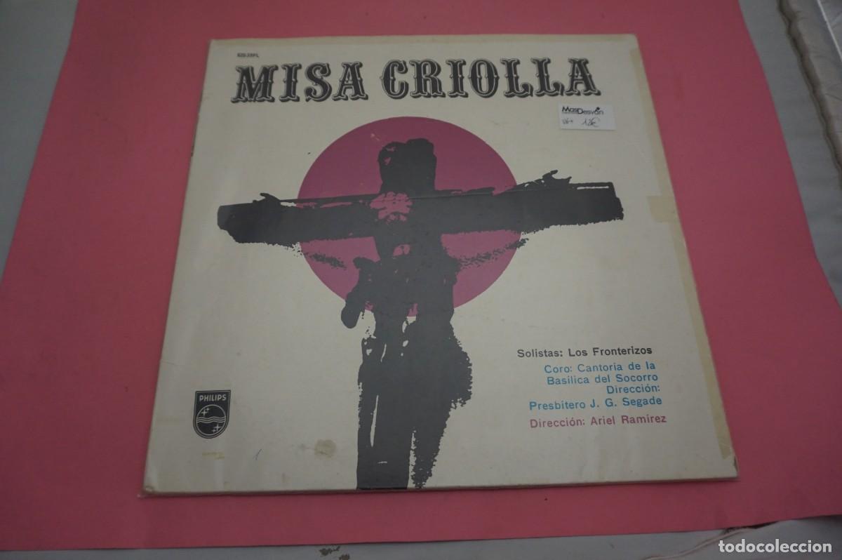 Discos de vinilo: LP/ LOS FRONTERIZOS - MISA CRIOLLA - VINILO EN BUEN ESTADO