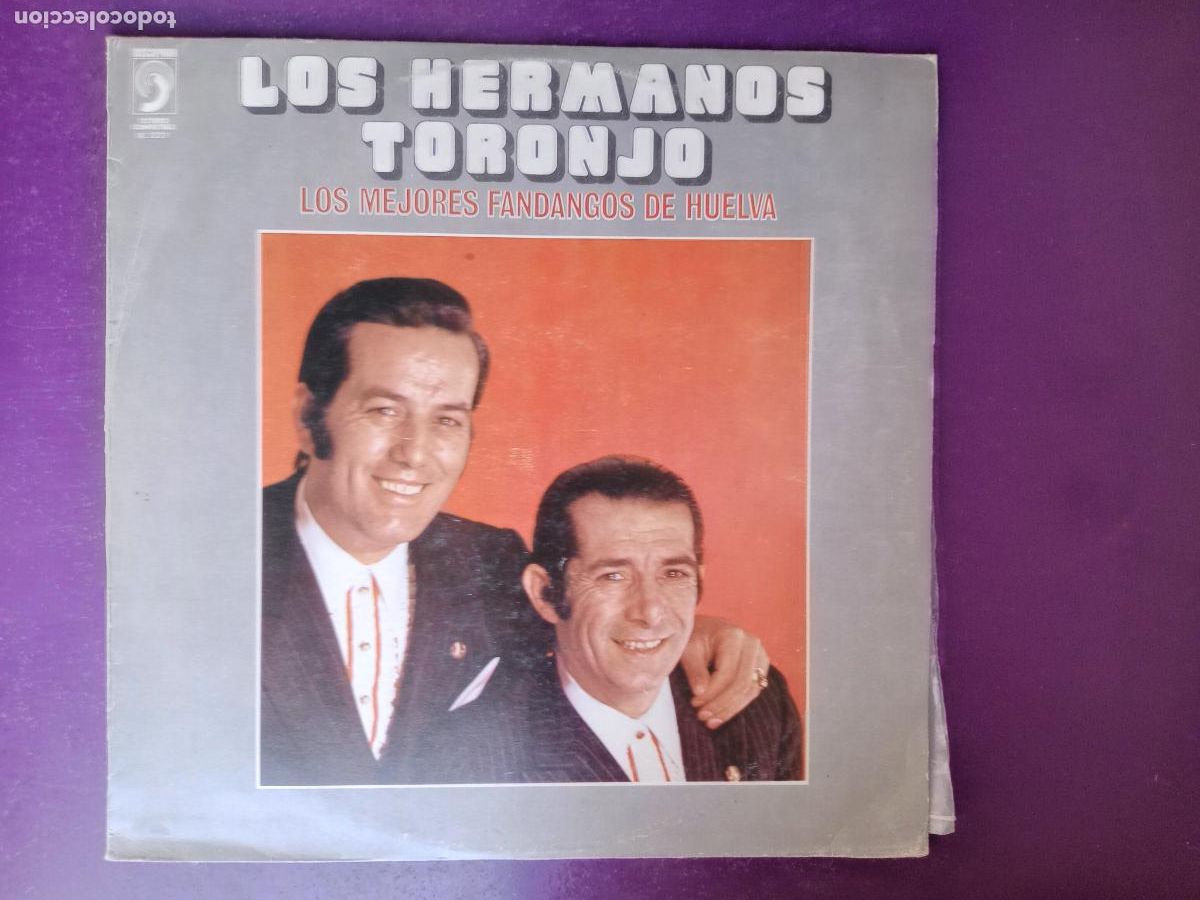 Discos de vinilo: Hermanos Toronjo &ndash; Los Mejores Fandangos De Huelva - LP DISCOPHON 1974 - FLAMENCO