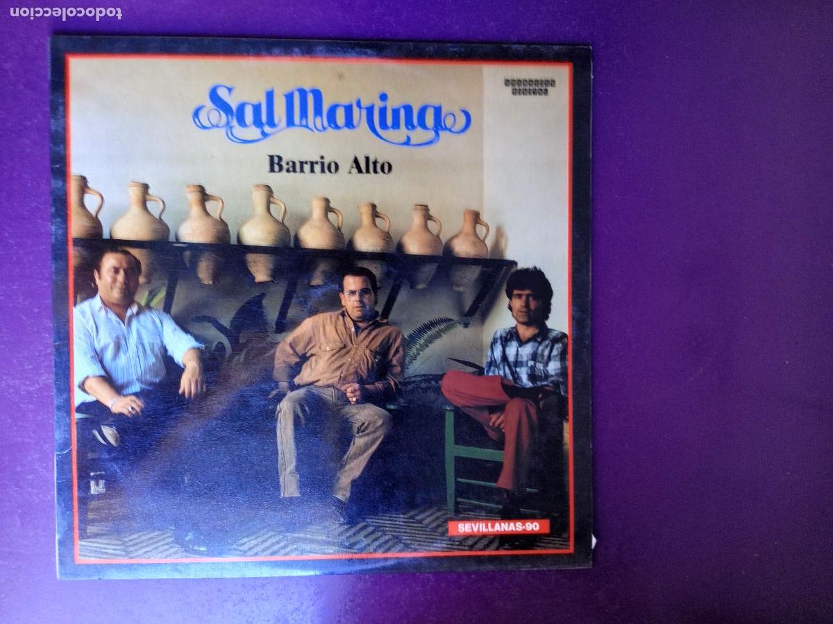 Discos de vinilo: Salmarina &ndash; BARRIO ALTO - LP FOD'S 1990 - SEVILLANAS Y RUMBAS - MUY POCO USO