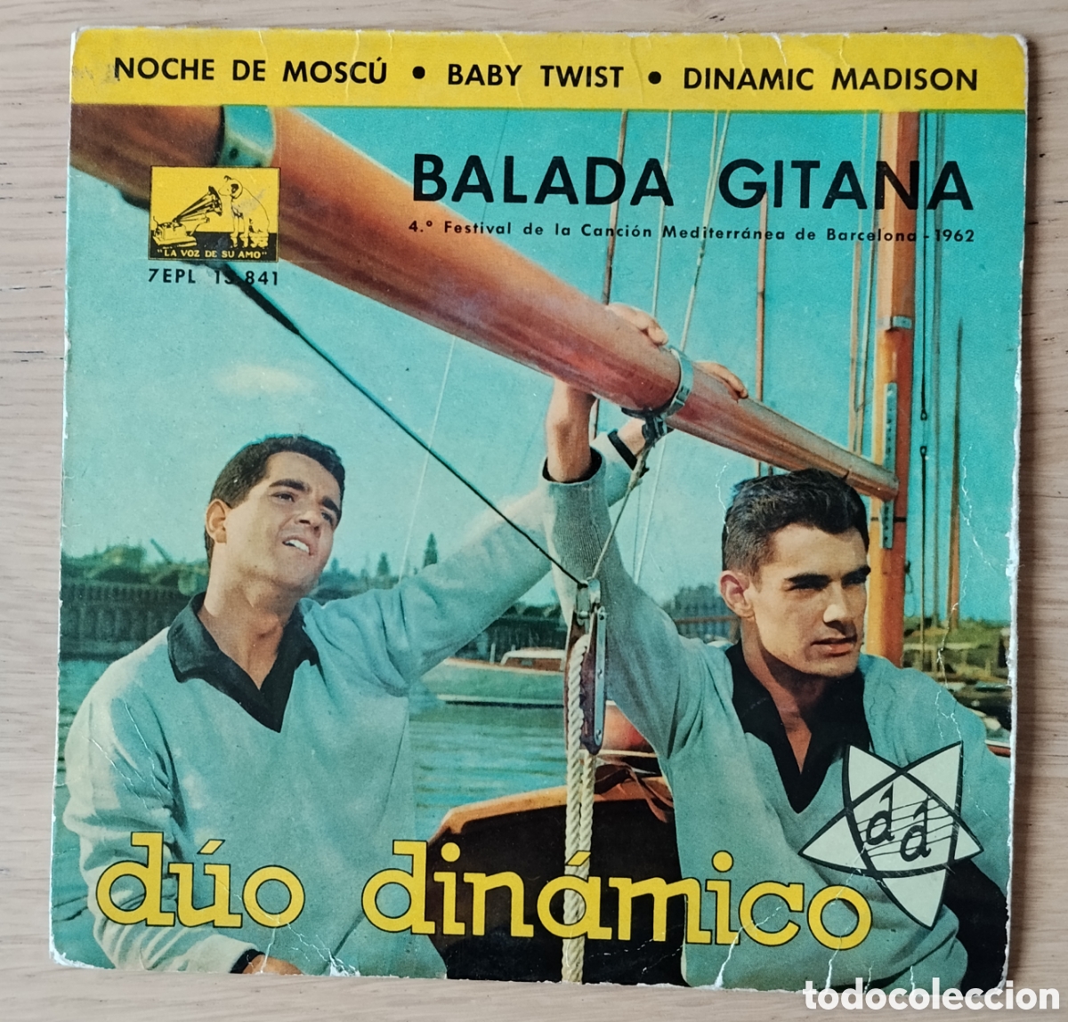 Discos de vinilo: D&Uacute;O DIN&Aacute;MICO: &rdquo;BALADA GITANA/ NOCHE DE MOSC&Uacute; / BABY TWIST / DINAMIC MADISON&rdquo; E.P. VINILO 1962