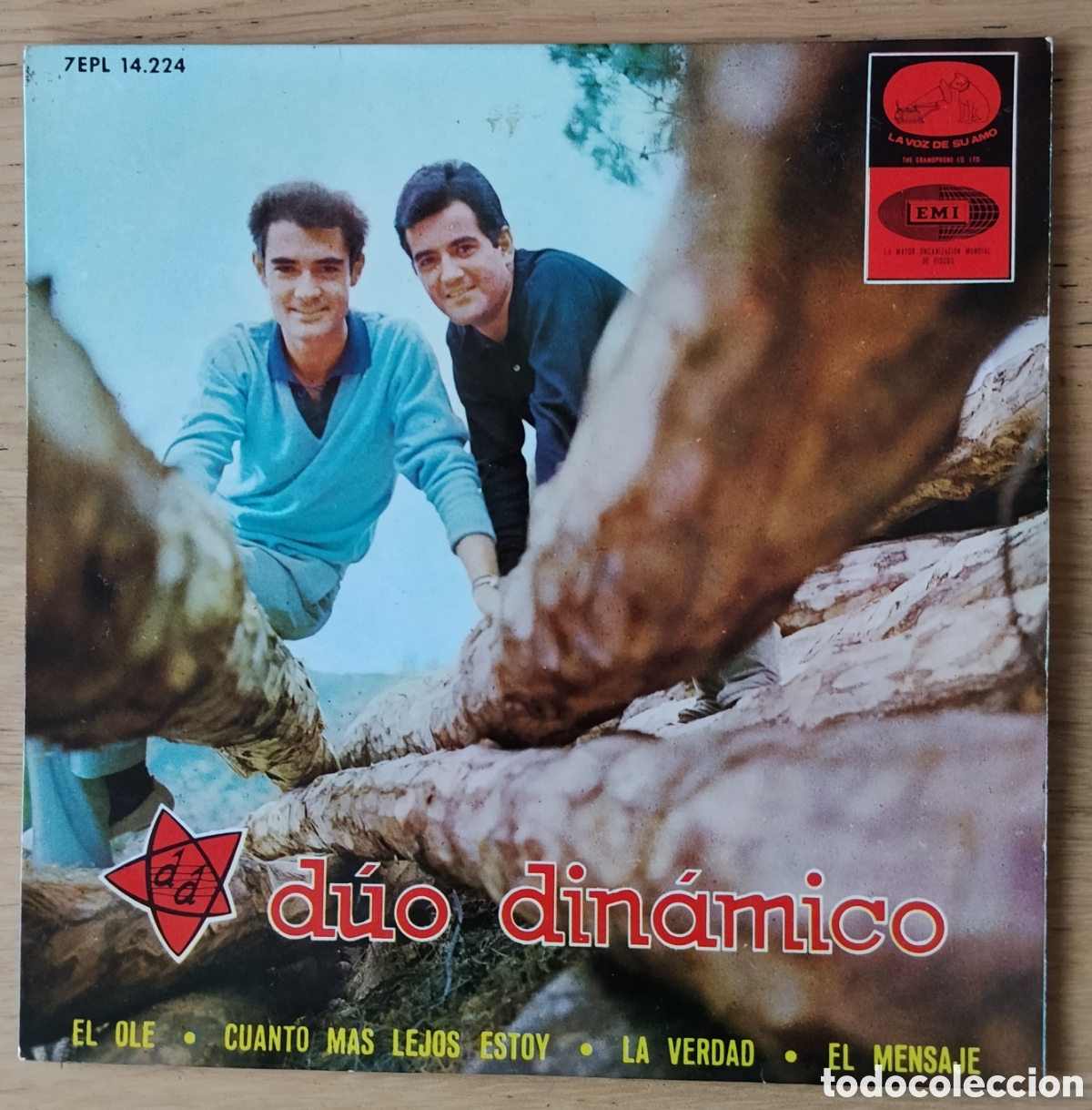 Discos de vinilo: D&Uacute;O DIN&Aacute;MICO: &rdquo;EL OLE/ CUANTO M&Aacute;S LEJOS ESTOY / LA VERDAD / EL MENSAJE&rdquo; E.P. VINILO 1965