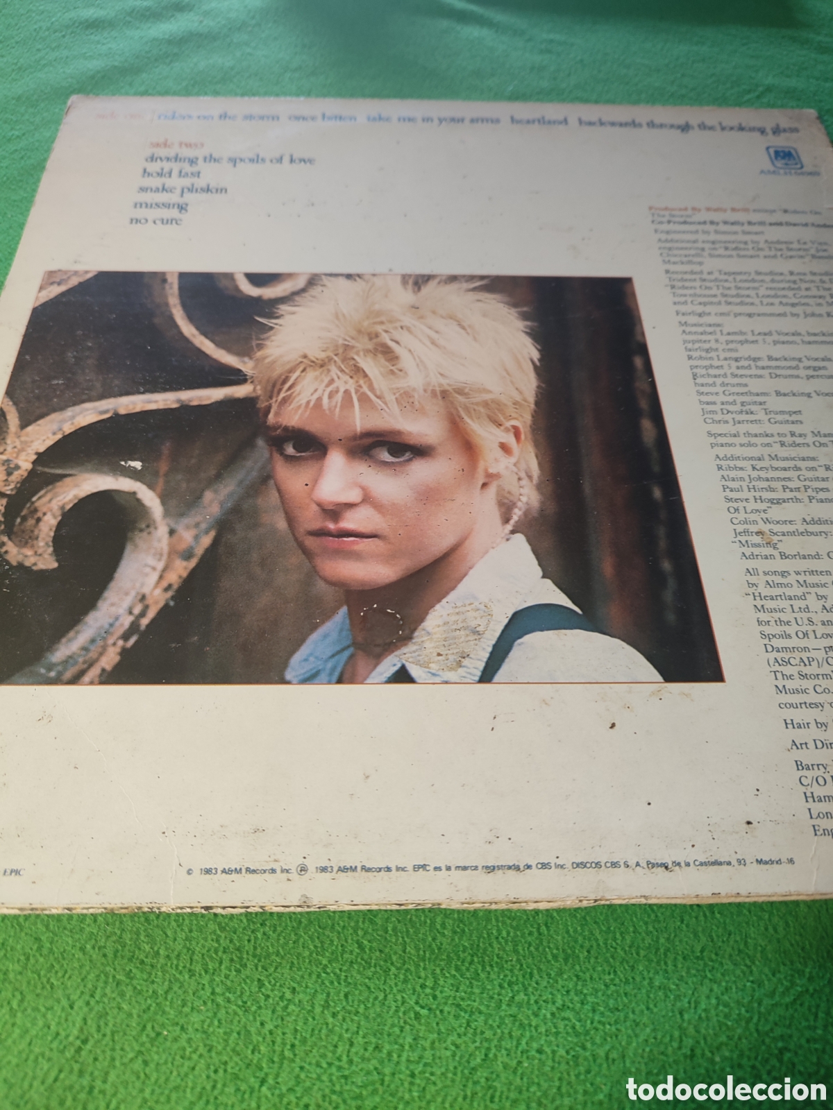 Discos de vinilo: Annabel Lamb - Once Bitten edici&oacute;n 1983 - Foto 2