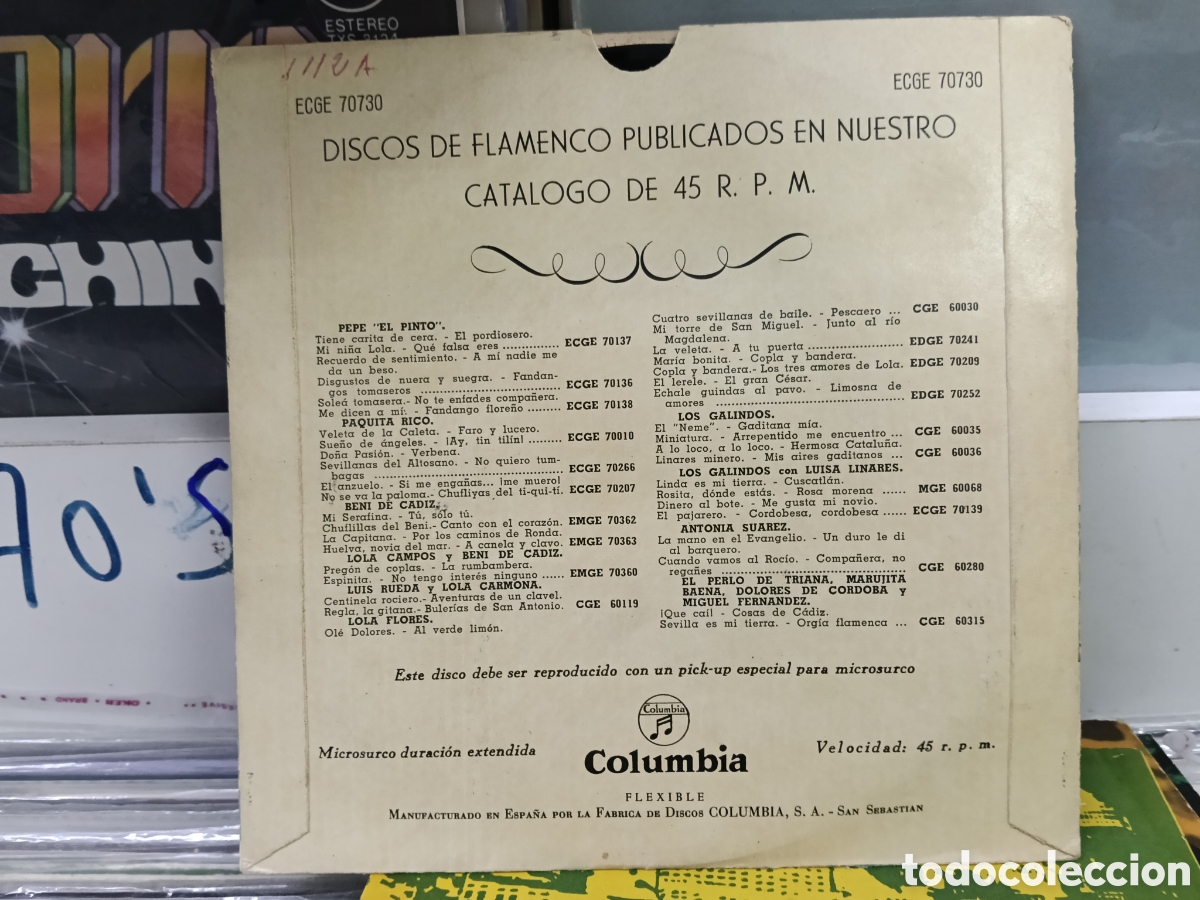 Discos de vinilo: Marisol reyes ep el maletiya + 3 - Foto 2