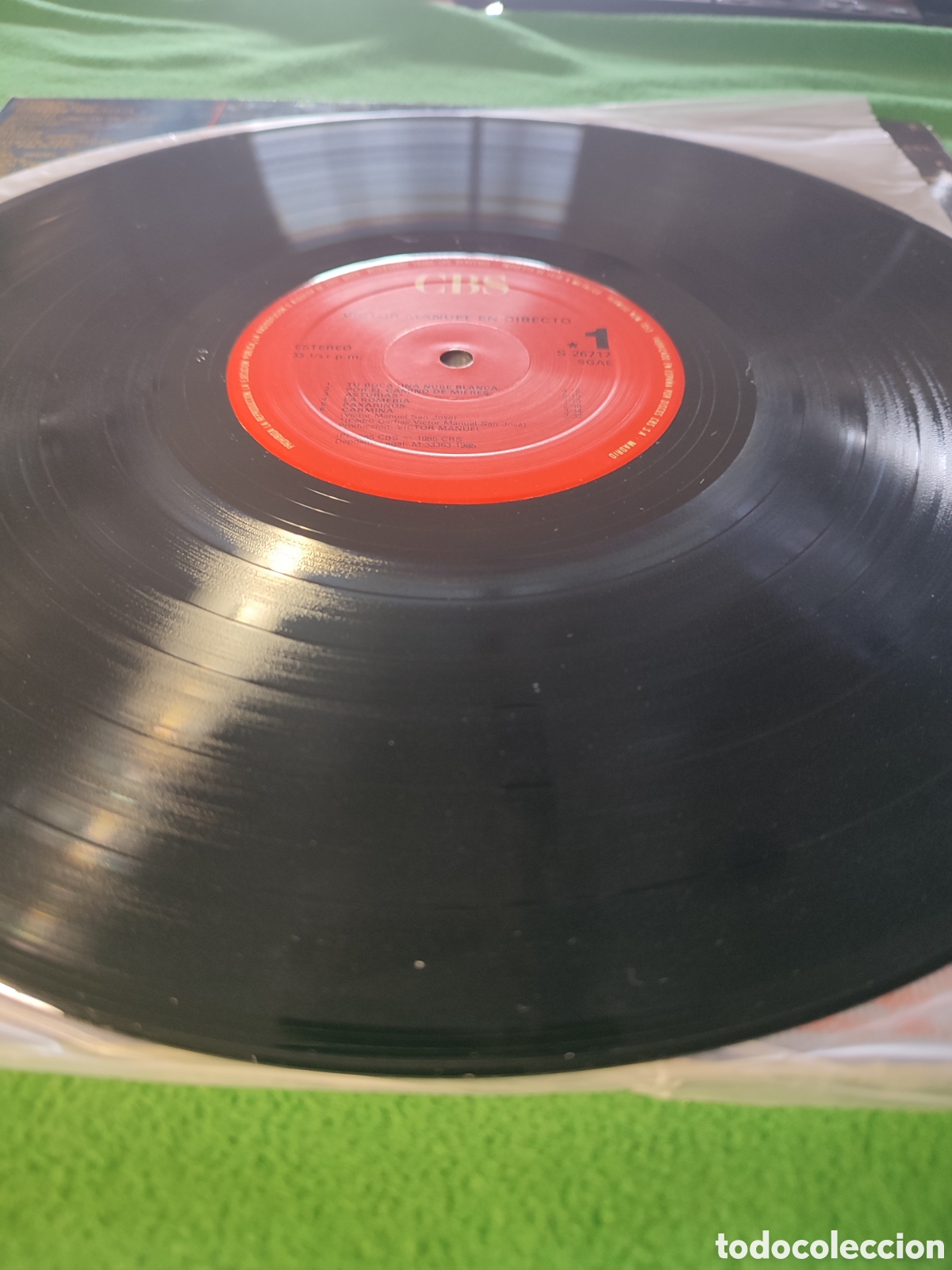 Discos de vinilo: V&iacute;ctor Manuel - En directo edicion 1985 - Foto 3