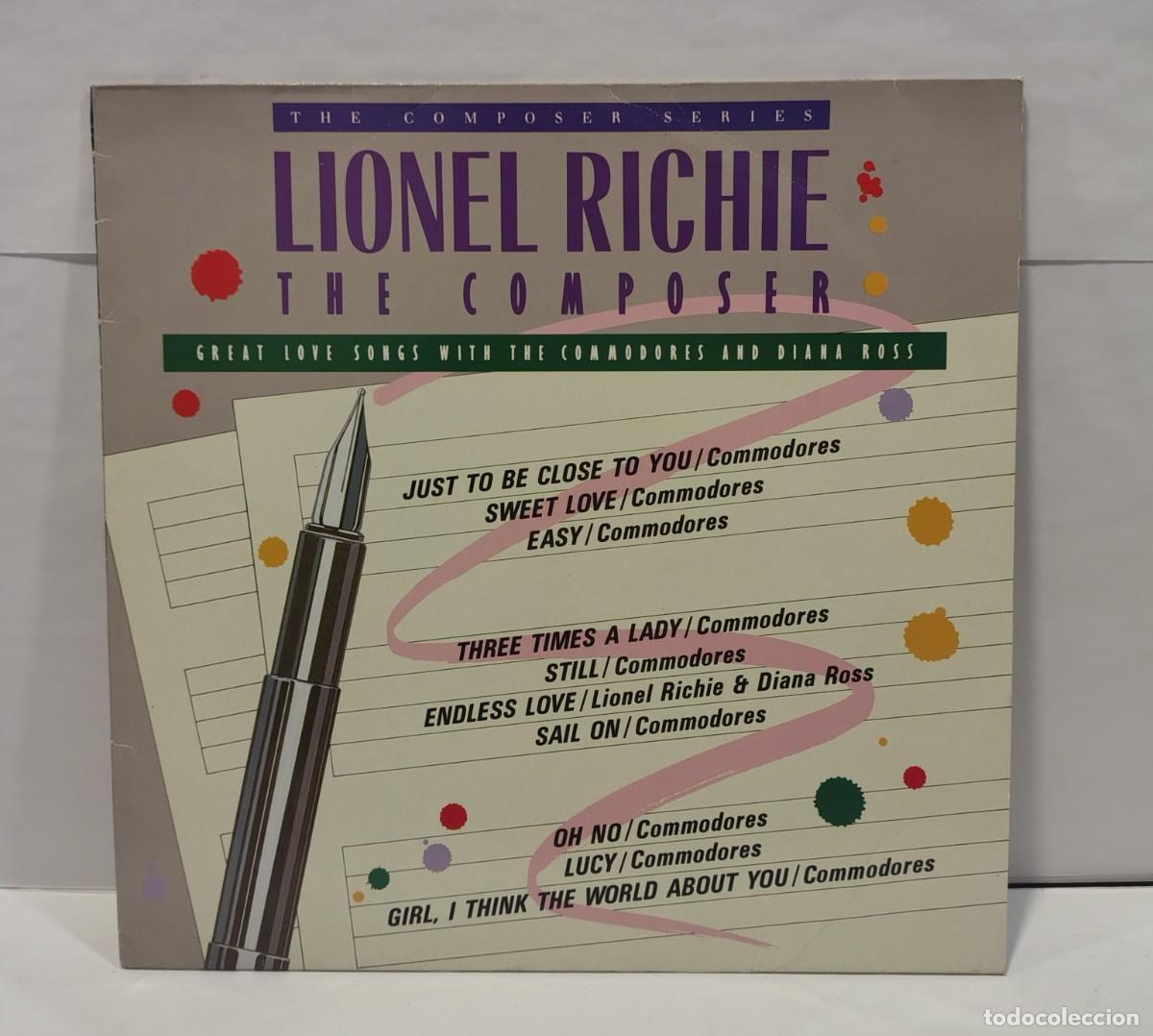 Discos de vinilo: Lionel Richie &ndash; The Composer: Great Love Songs With The Commodores And Diana Ross. VINILO (LP). CCM2