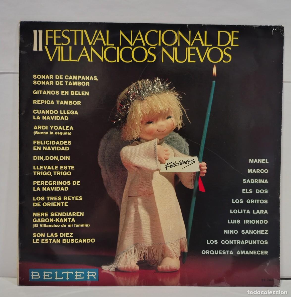 Discos de vinilo: II FESTIVAL NACIONAL DE VILLANCICOS NUEVOS. VINILO (LP, RECOPILACI&Oacute;N). CCM2