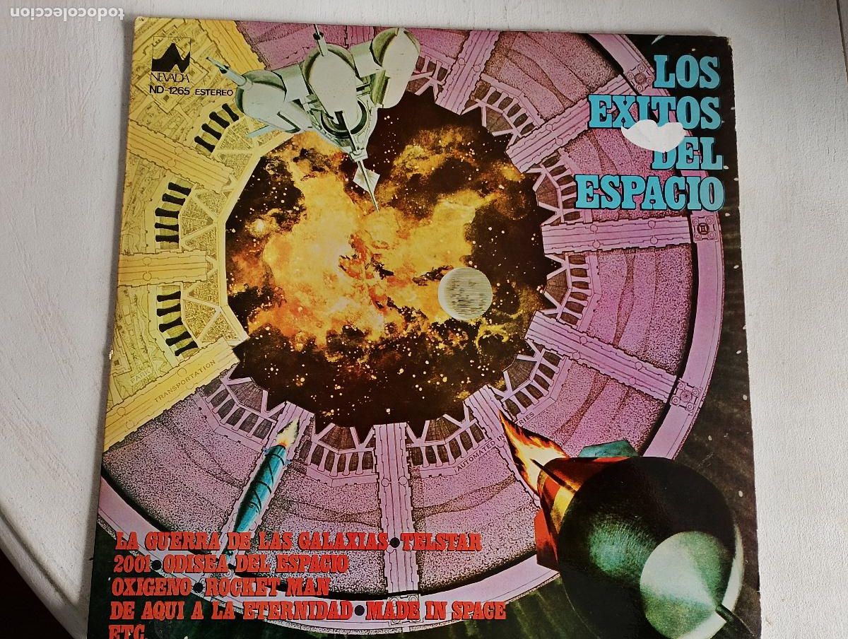 Discos de vinilo: The Studio Group &ndash; Los Exitos Del Espacio, 1978, ed espa&ntilde;ola,Glam, Disco - Foto 2