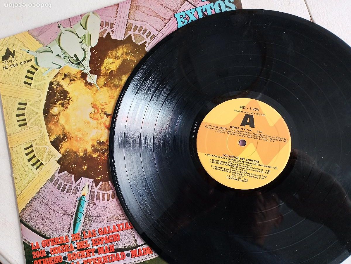 Discos de vinilo: The Studio Group &ndash; Los Exitos Del Espacio, 1978, ed espa&ntilde;ola,Glam, Disco - Foto 3