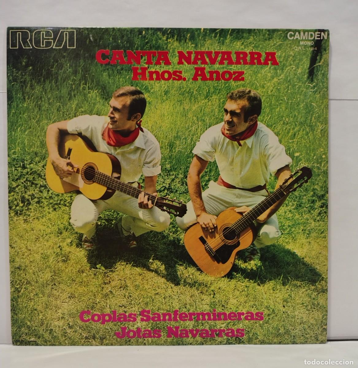 Discos de vinilo: CANTA NAVARRA HERMANOS ANOZ - COPLAS SANFERMINERAS. JOTAS NAVARRAS. LP (ALBUM). CCM2