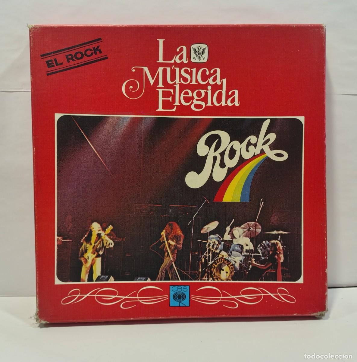 Discos de vinilo: LA MUSICA ELEGIDA: EL ROCK. 3 x VINILOS (LP, RECOPILACI&Oacute;N). CCM2