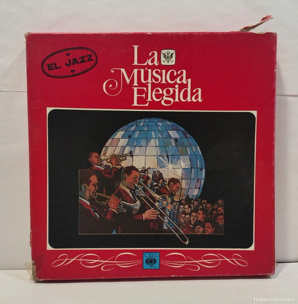 Discos de vinilo: LA MUSICA ELEGIDA: EL JAZZ. CAJA 4xVINILOS (LP, RECOPILACI&Oacute;N). SIN LIBRO. CCM2