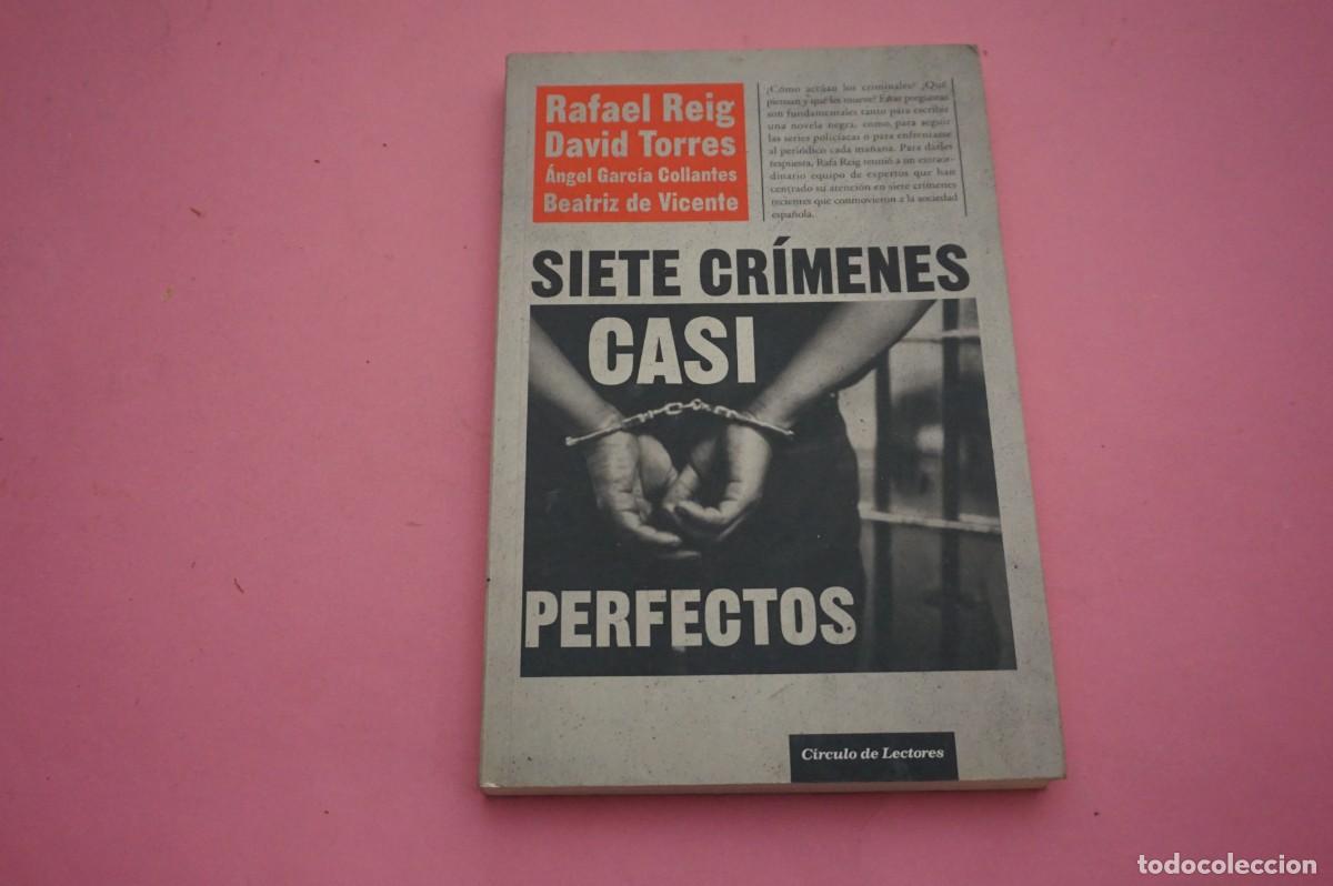 Discos de vinilo: 21B/ SIETE CRIMENES CASI PERFECTOS - RAFAEL REIG / CIRCULO DE LECTORES