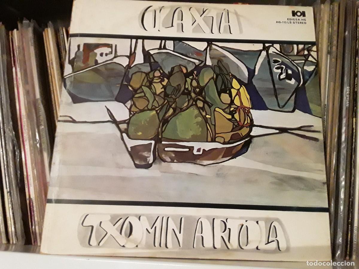 Discos de vinilo: Txomin Artola - Olaxta (LP, Album, Blu) edic. spain 1975