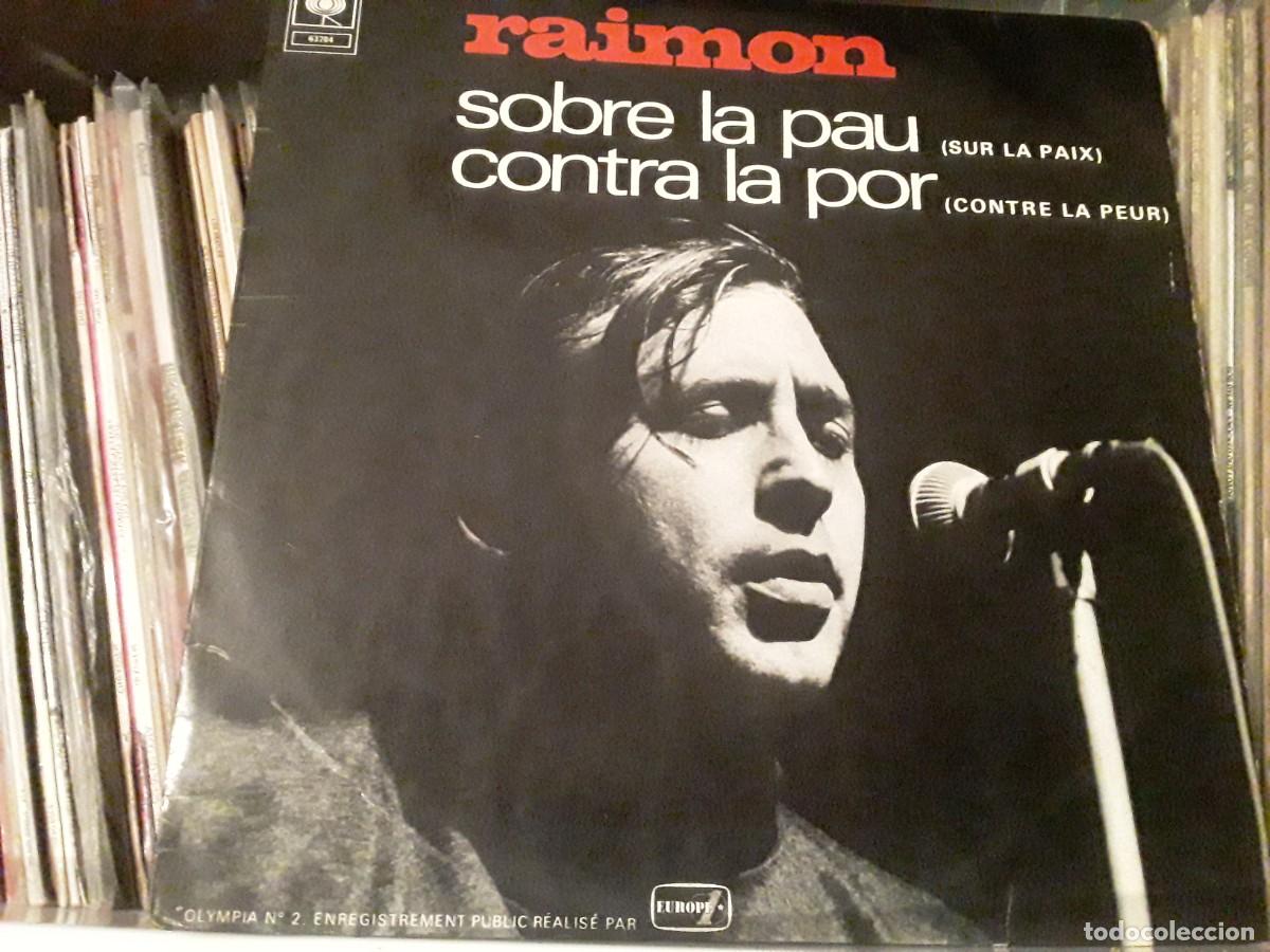 Discos de vinilo: Raimon - Sobre La Pau, Contra La Por = Sur La Paix, Contre La Peur (LP, Album) francia 1969