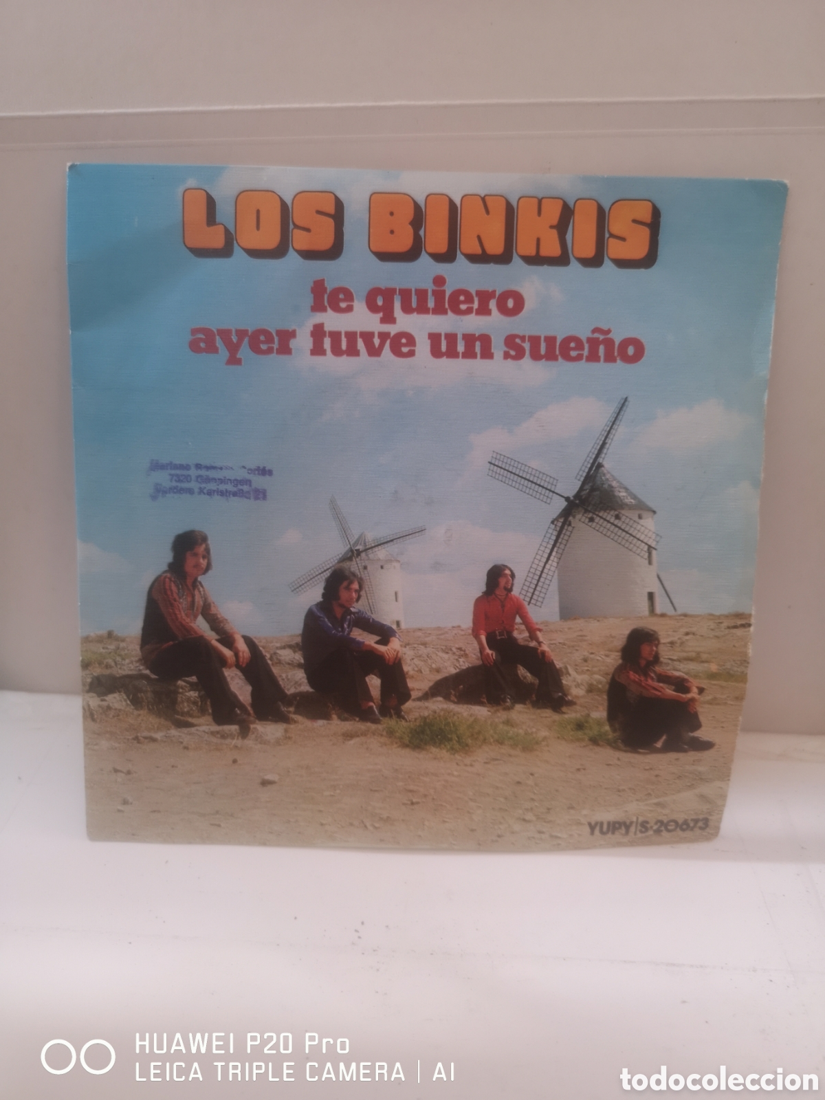 Discos de vinilo: SINGLE LOS BINKIS TEQUIERO /AYER TUVE UN SUE&Ntilde;O