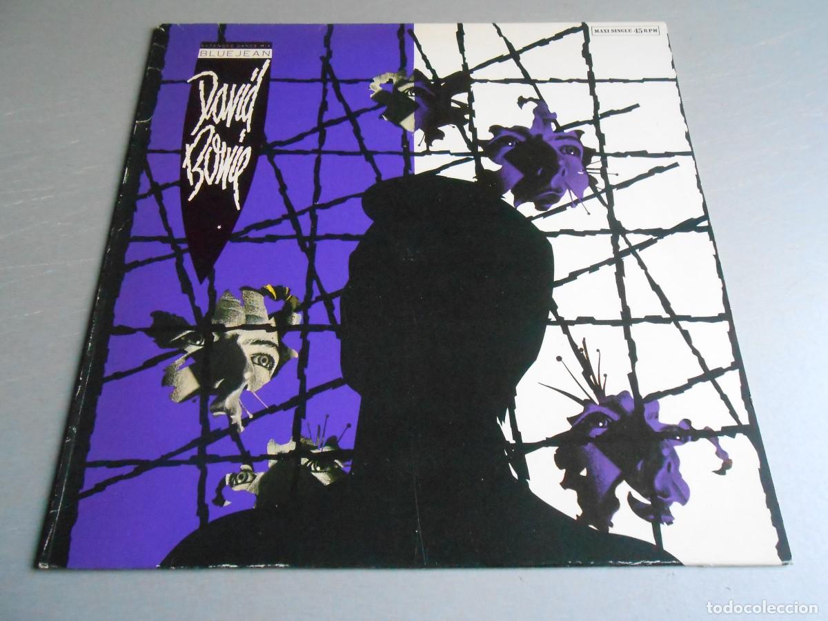 Discos de vinilo: DAVID BOWIE - BLUE JEAN -, LP (45 MAXI-SINGLE) BLUE JEAN + 2, A&Ntilde;O 1984, EMI AMERICA 052-2003336