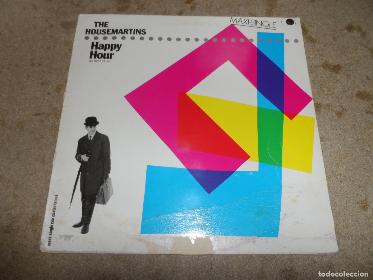 Discos de vinilo: The Housemartins - Happy hour (SPAIN 1986)