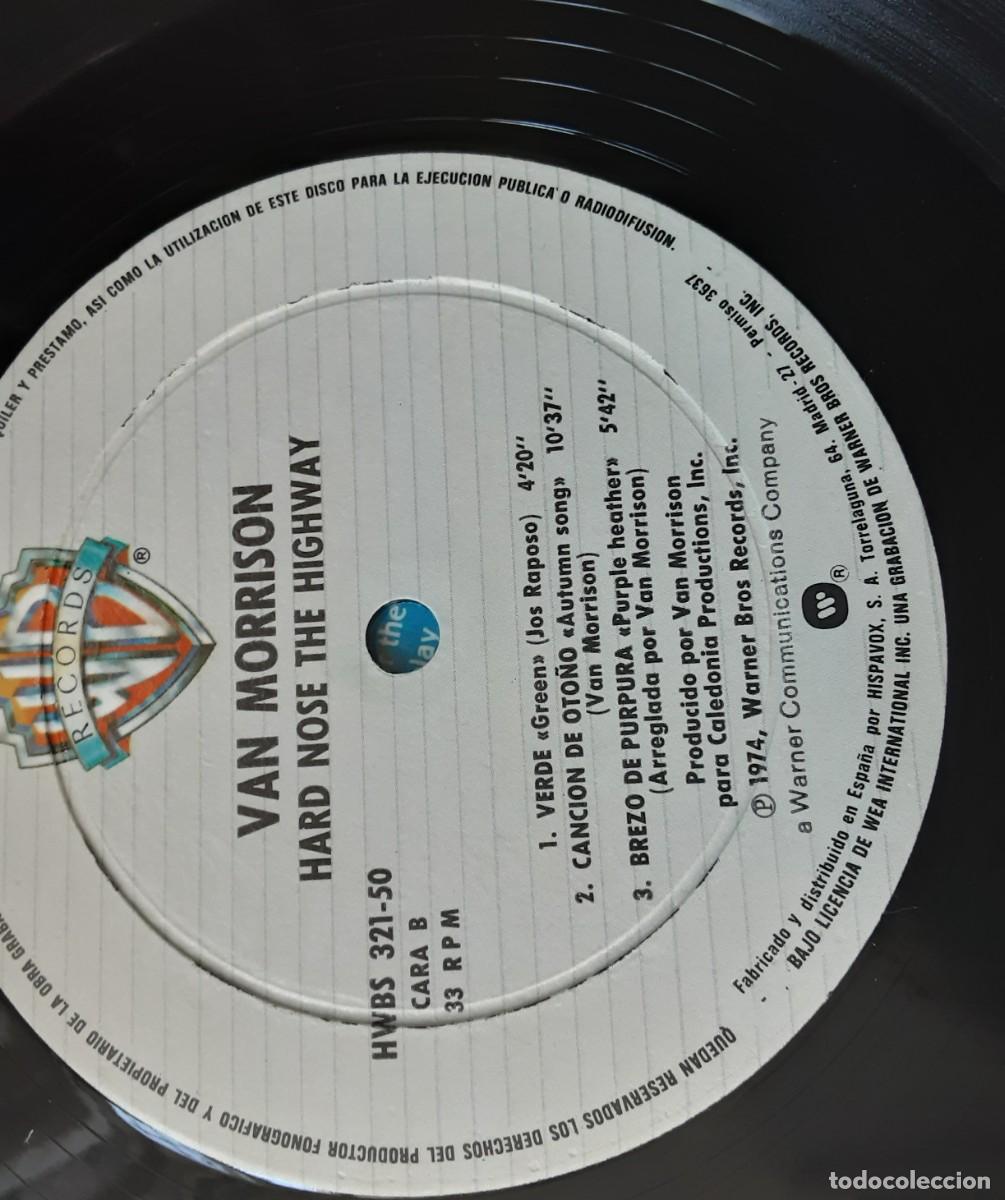 Discos de vinilo: Lp VAN MORRISON; Hard nose the highway - Foto 3