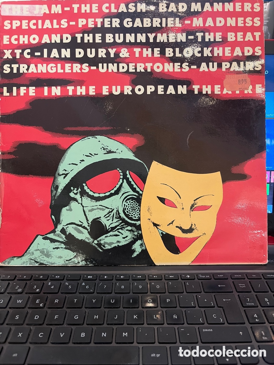 Discos de vinilo: LIVE IN THE EUROPEAN THEATRE - JAM, CLASH, BAD MANNERS, SPECIALS, MADNESS ETC.. LP SPAIN