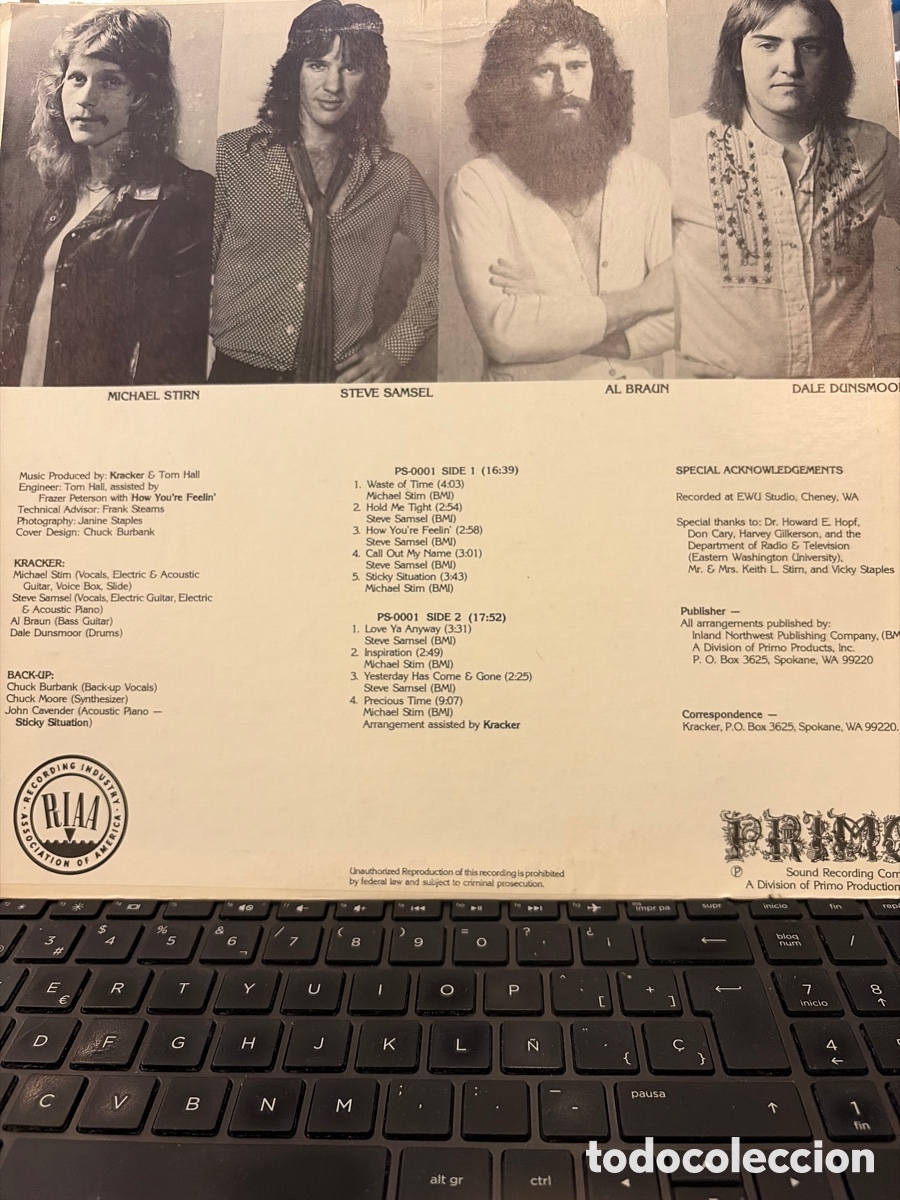 Discos de vinilo: KRACKER - KRACKER LP USA - Foto 2