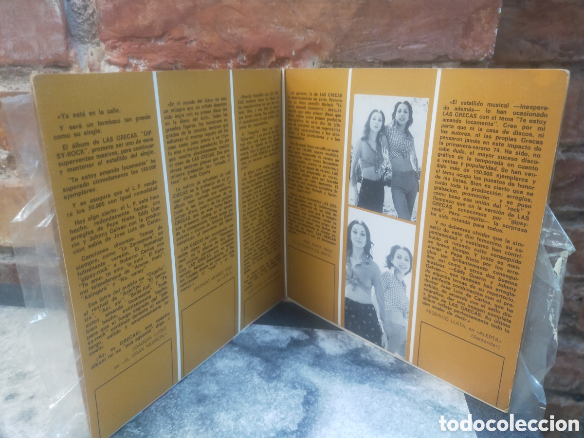 Discos de vinilo: Single Doble Promocional Las Grecas - Gipsy Rock - Foto 3