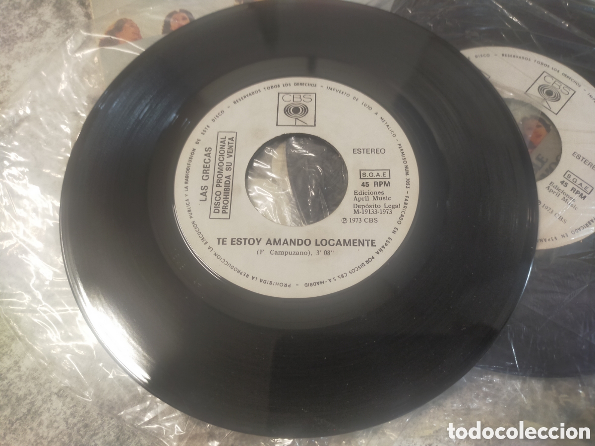 Discos de vinilo: Single Doble Promocional Las Grecas - Gipsy Rock - Foto 5