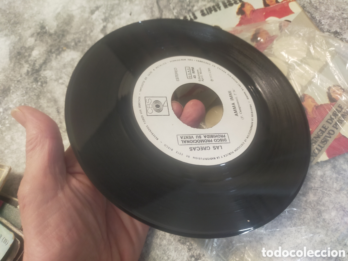 Discos de vinilo: Single Doble Promocional Las Grecas - Gipsy Rock - Foto 8