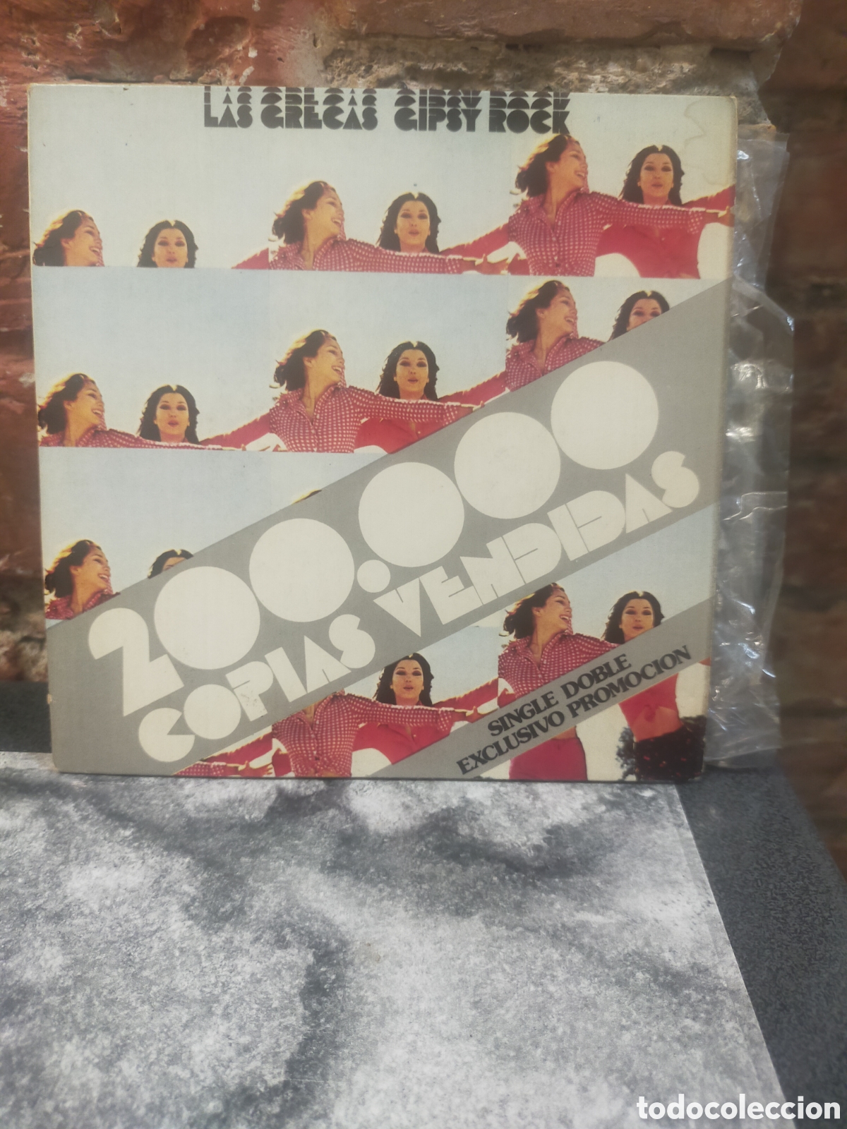 Discos de vinilo: Single Doble Promocional Las Grecas - Gipsy Rock - Foto 1