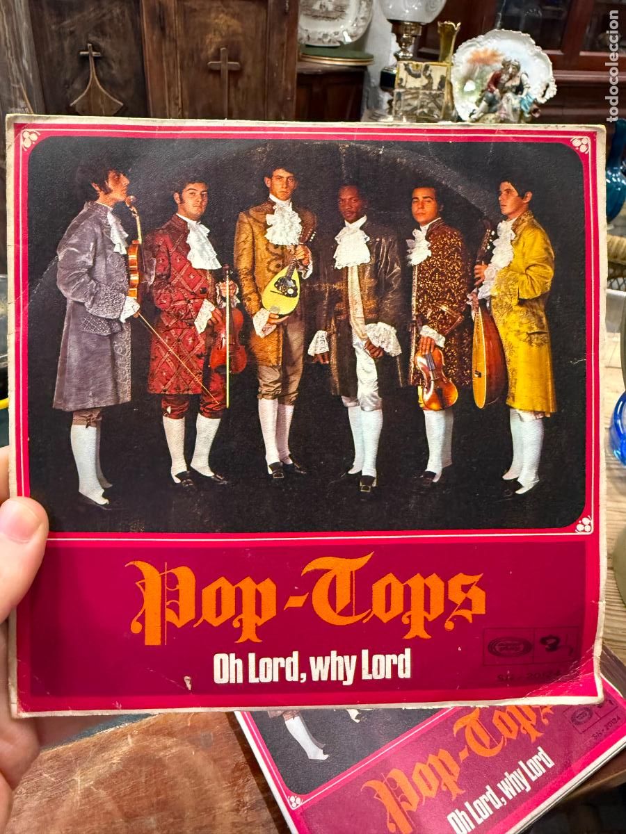 Discos de vinilo: SINGLES POP-TOPS - OH LORD, WHY LORD - Foto 1