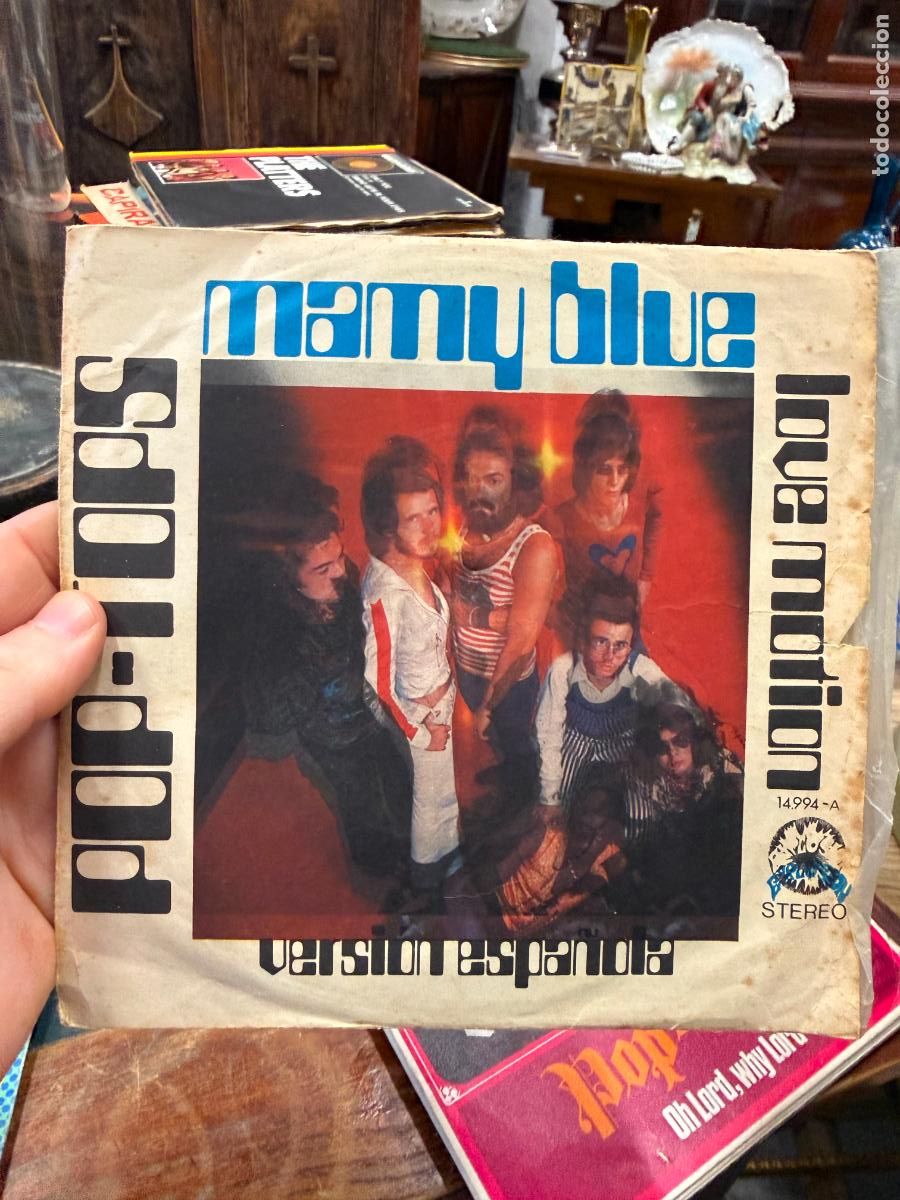 Discos de vinilo: SINGLES POP-TOPS - MAMY BLUE