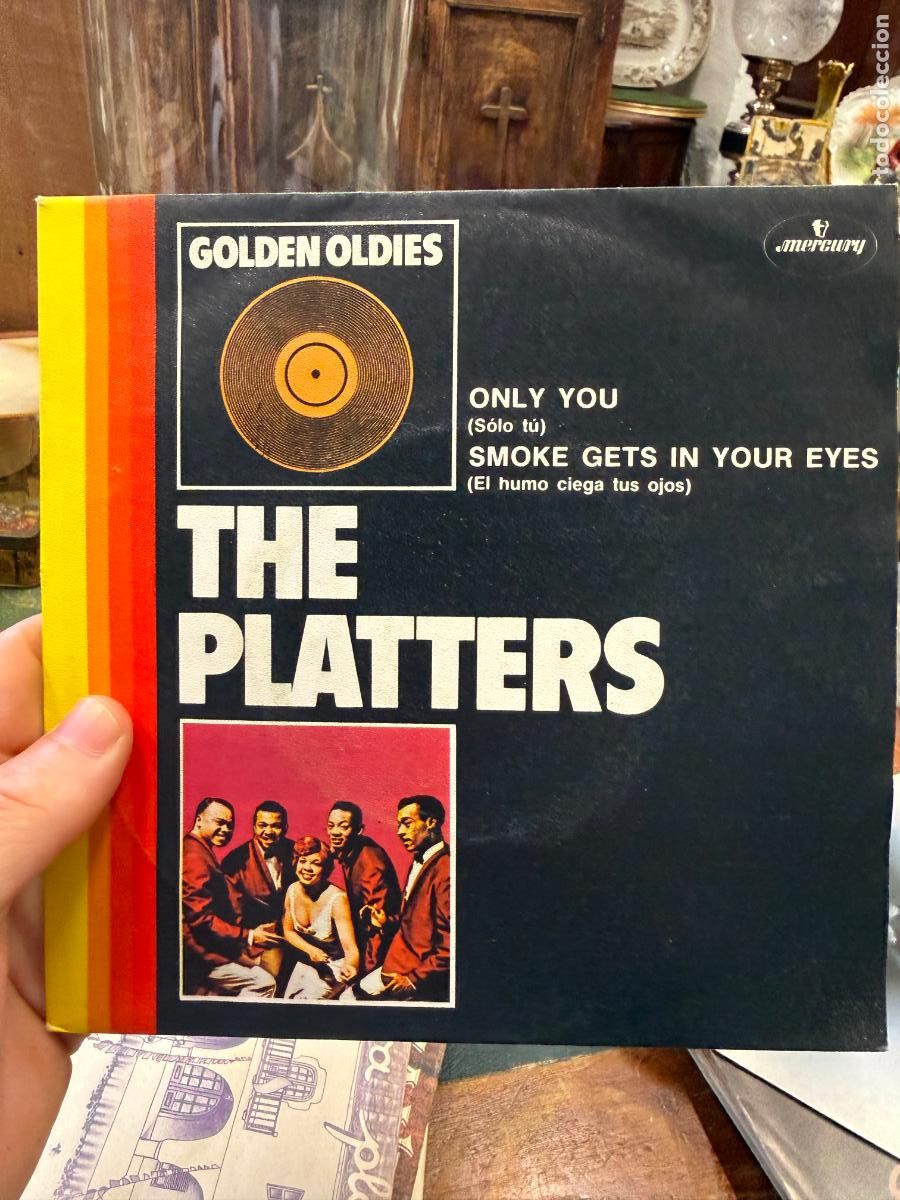 Discos de vinilo: SINGLES THE PLATTERS - ONLY YOU - SMOKE GETS IN YOUR EYES