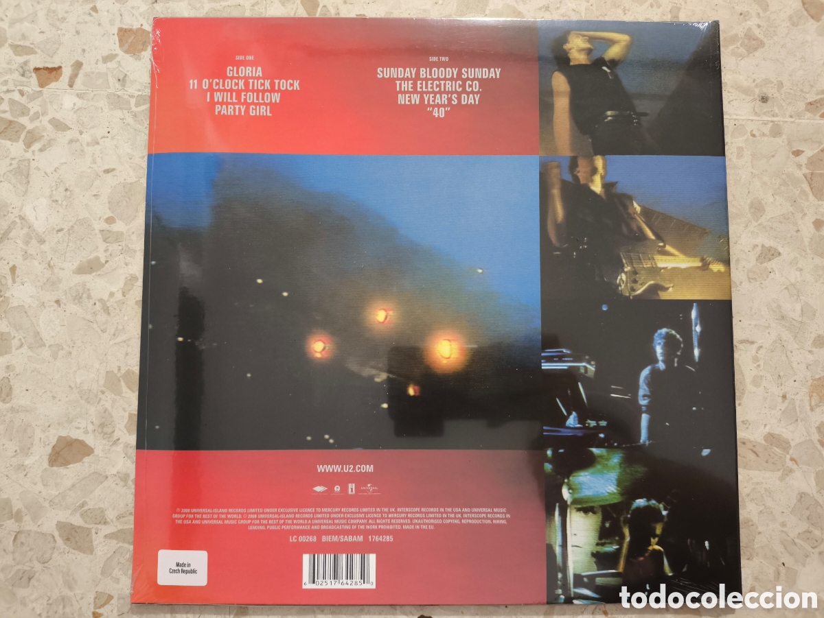 Discos de vinilo: Album lp disco vinilo U2 live under a blood red sky nuevo - Foto 2