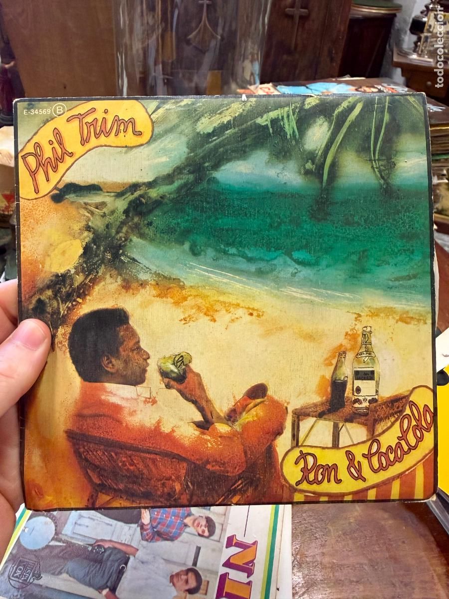 Discos de vinilo: SINGLES PHIL TRIM - RON & COCA COLA