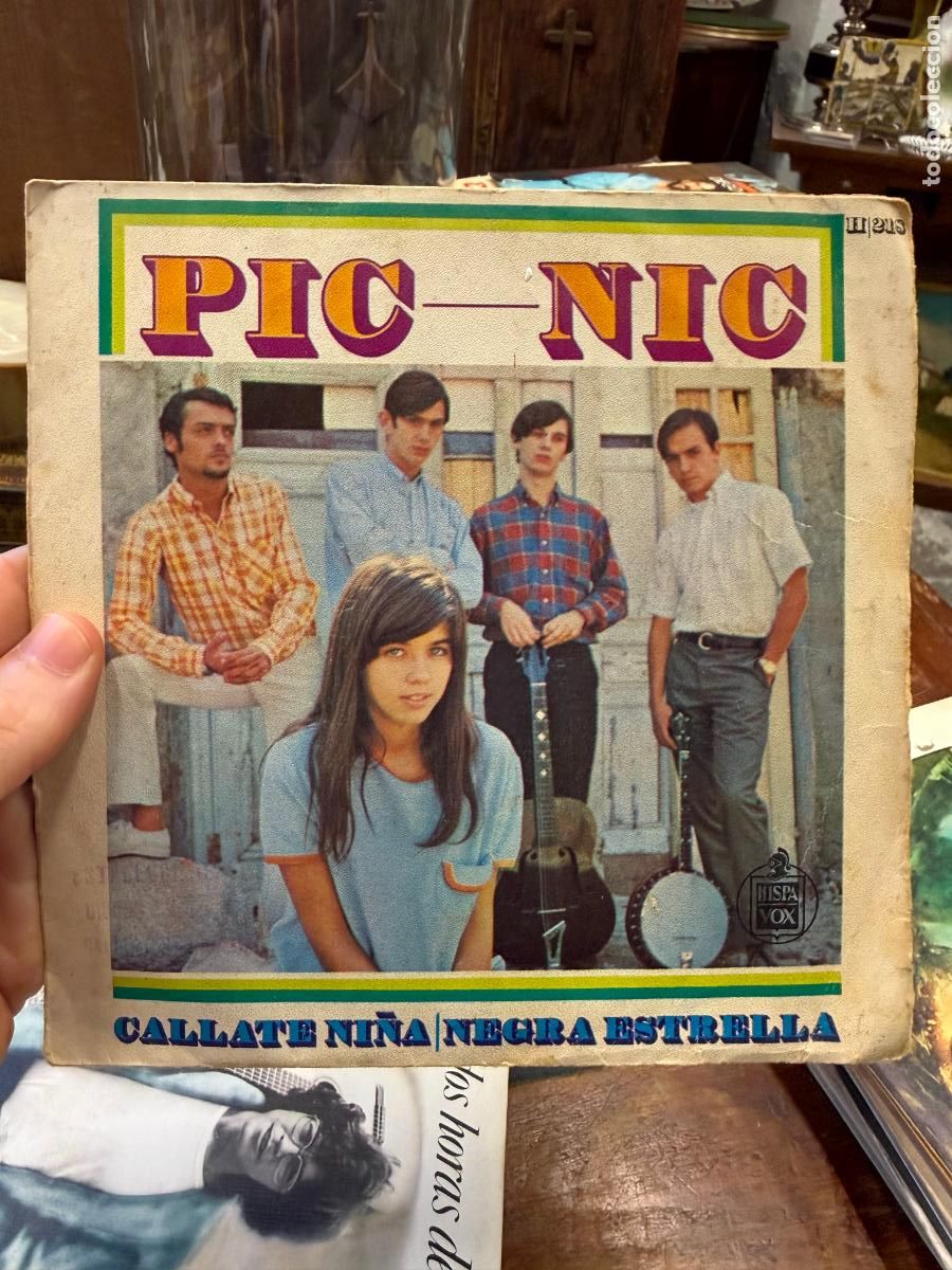 Discos de vinilo: SINGLES PIC NIC - CALLATE NI&Ntilde;A - NEGRA ESTRELLA