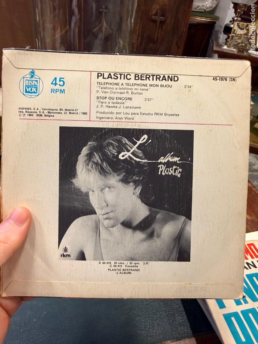 Discos de vinilo: SINGLES PLASTIC BERTRAND - - Foto 2