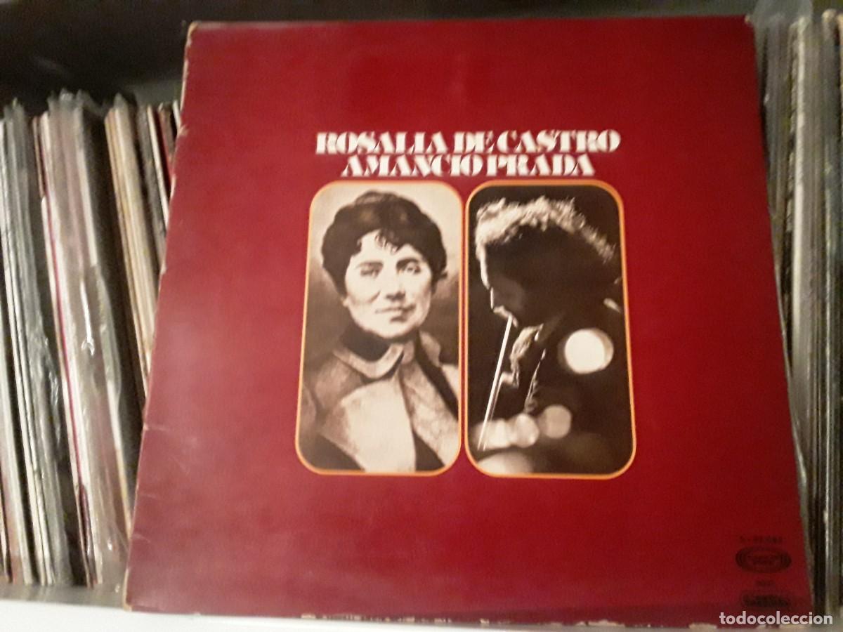 Discos de vinilo: Amancio Prada - Rosal&iacute;a De Castro / Amancio Prada (LP, Album, Gat) 1975