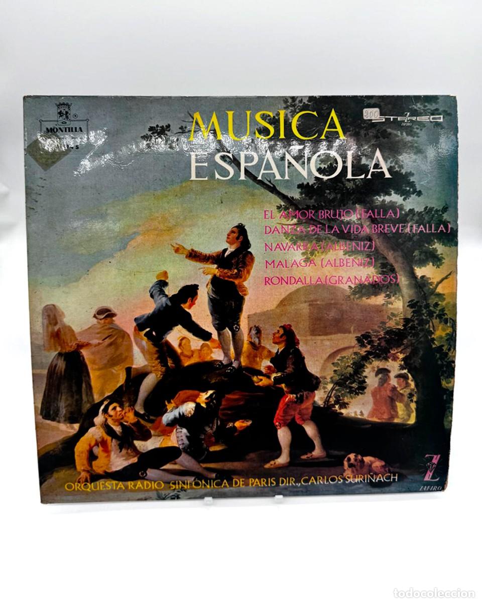 Discos de vinilo: LP Vinilo M&uacute;sica Espa&ntilde;ola - Orquesta Sinf&oacute;nica de Par&iacute;s (Montilla / Zafiro, 1974)