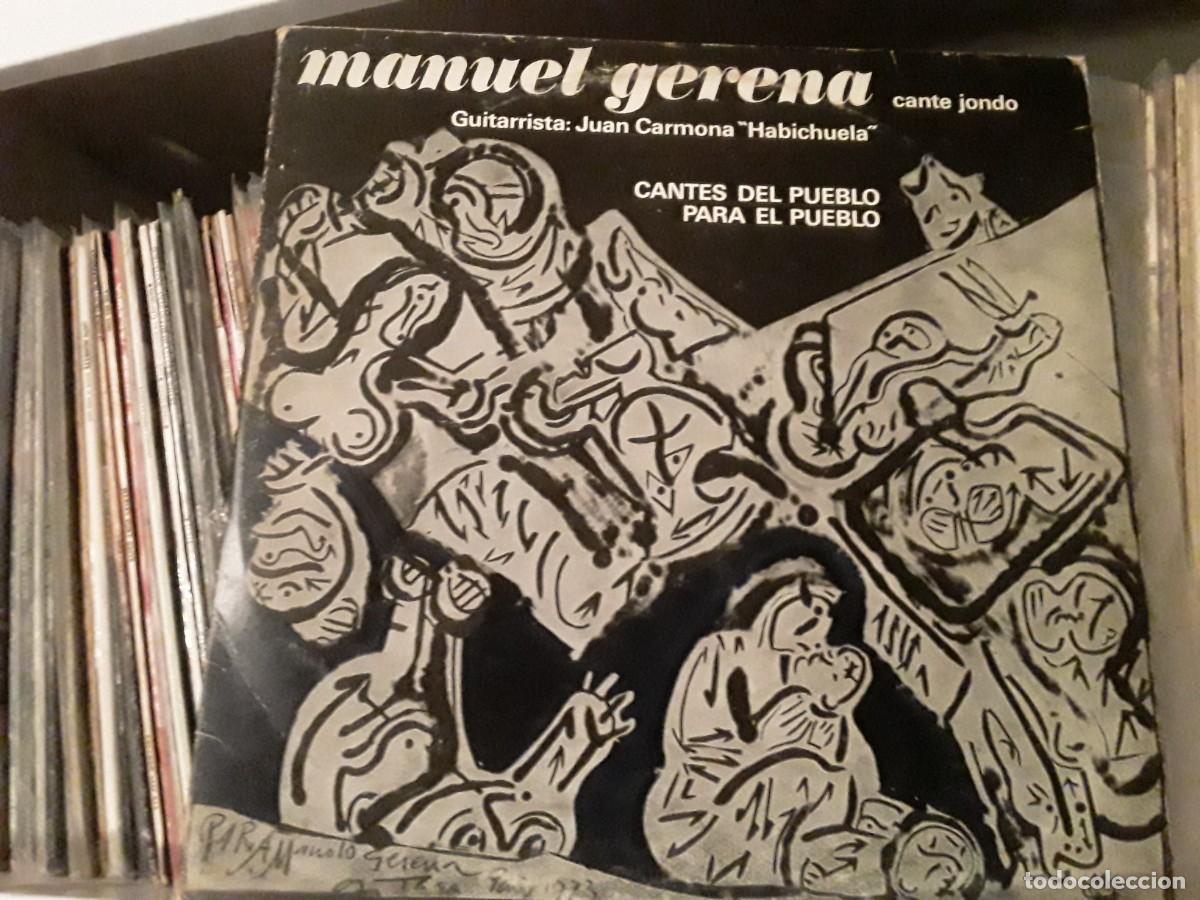 Discos de vinilo: Manuel Gerena - Cantes Del Pueblo Para El Pueblo (2xLP, Album, Gat) con dedicatoria del artista