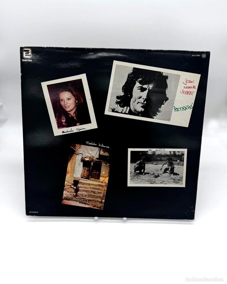 Discos de vinilo: LP Vinilo Joan Manuel Serrat - Retratos (Zafiro, 1976) Carpeta Gatefold
