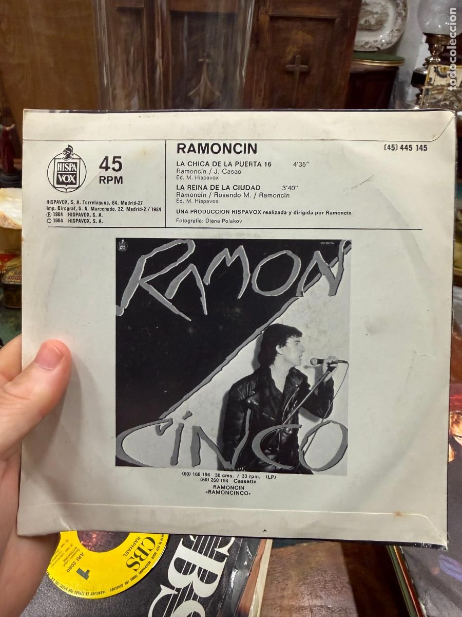 Discos de vinilo: SINGLES RAMONCIN - LA CHICA DE LA PUERTA 16 - Foto 2