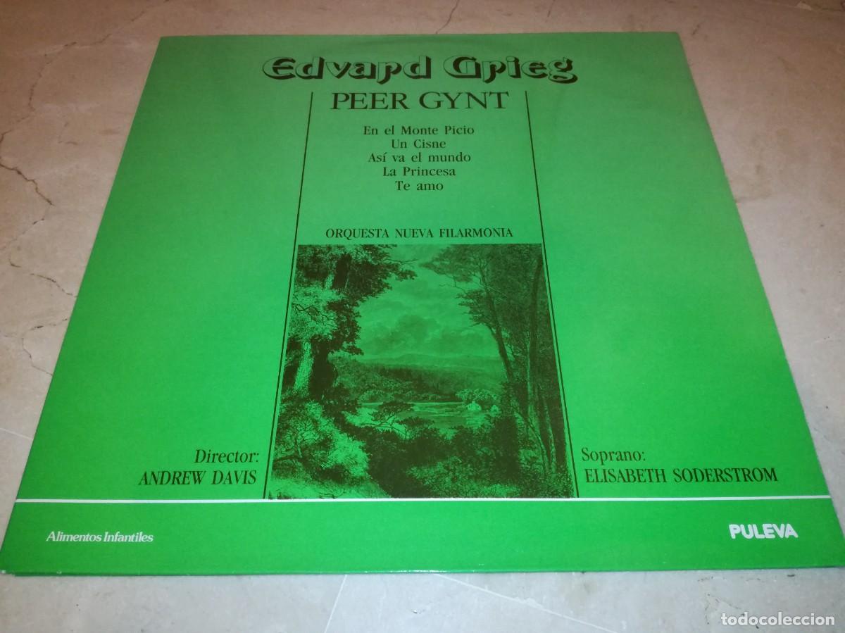 Discos de vinilo: EDVARD GRIEG-PEER GYNT-GATEFOLD-EN EXCELENTE ESTADO