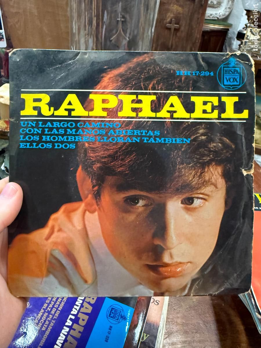Discos de vinilo: SINGLES RAPHAEL - UN LARGO CAMINO