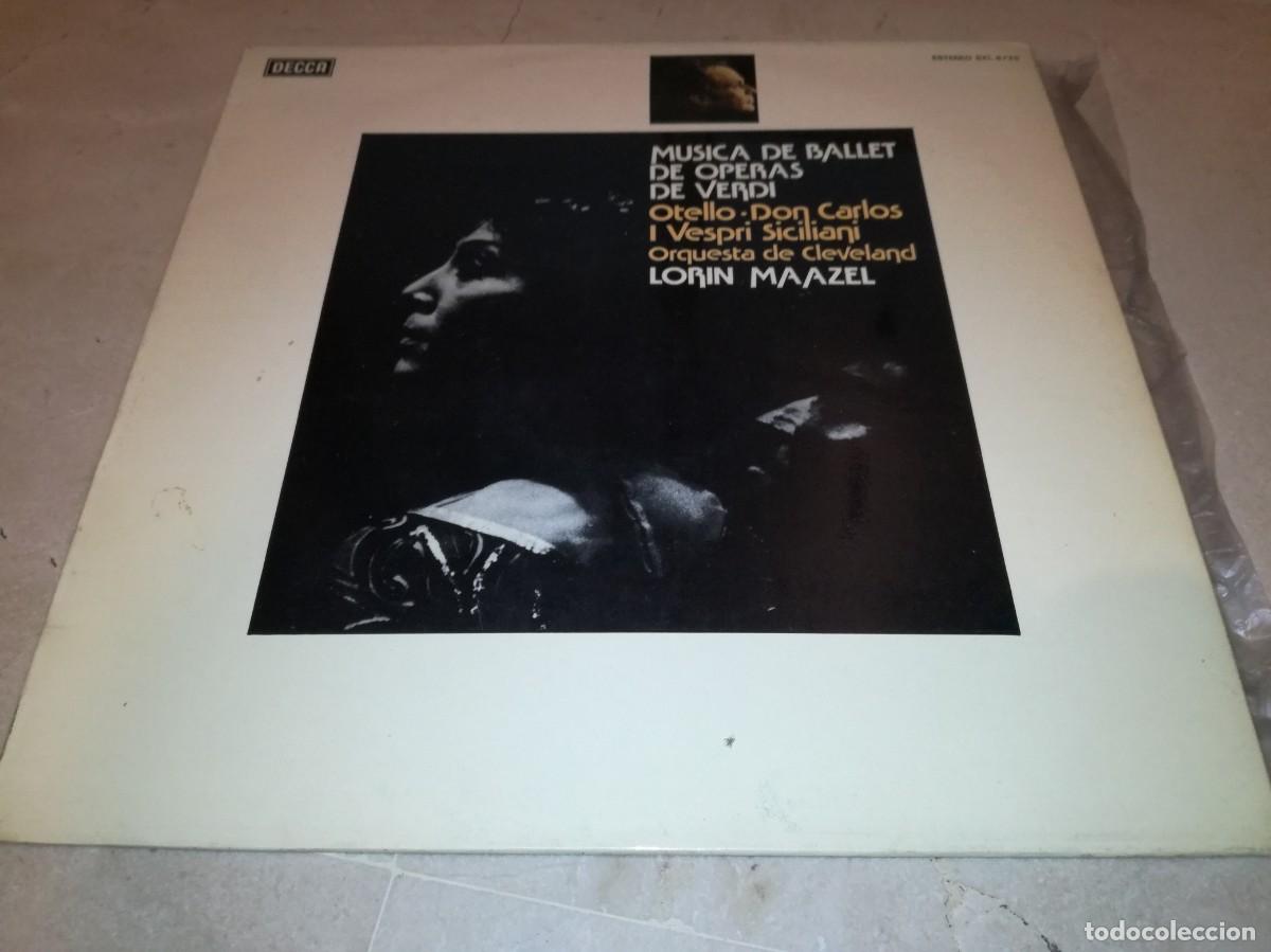 Discos de vinilo: MUSICA DE BALLET DE OPERAS DE VERDI-ORIGINAL ESPA&Ntilde;OL 1977-EN EXCELENTE ESTADO
